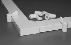 Крепления из пластика для москитных сеток