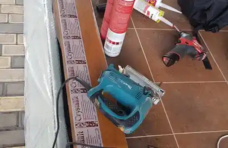 Монтаж подоконников Сrystallit Монтаж подоконников Сrystallit