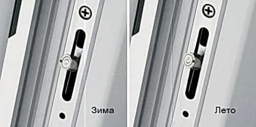 Регулировка окон режим зима