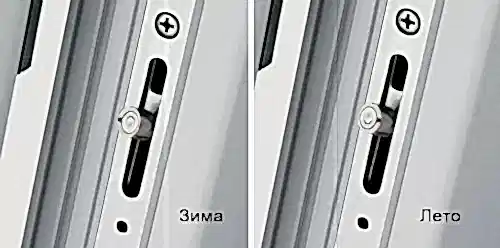 Регулировка окон режим зима