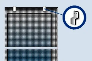 Металлическая фурнитура для сетки в подарок