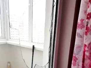 Работы по замене стеклопакета