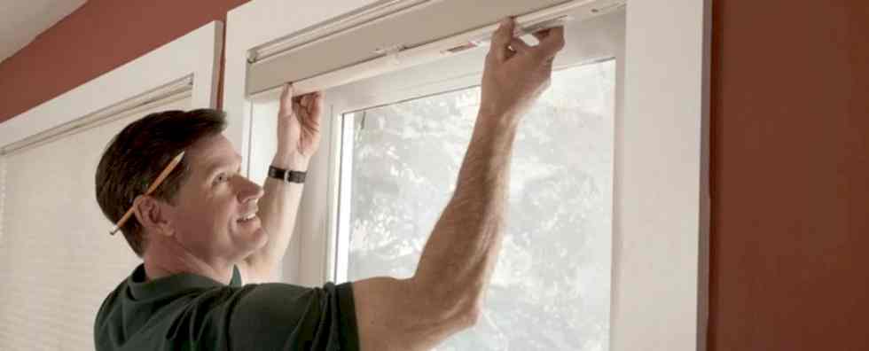 монтаж рулонной сетки