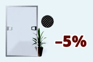 Скидка 5% на спецполотна