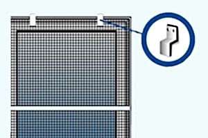 Металлическая фурнитура для сетки в подарок