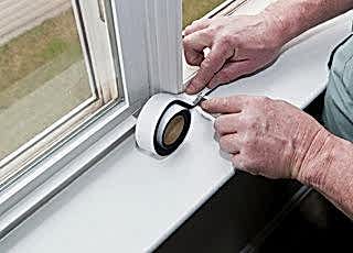 Устранение продуваний из окна