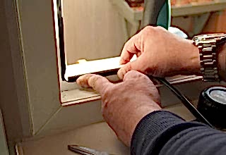 Укладка уплотнителя