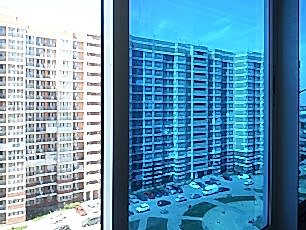 Заказать синюю зеркальную тонировку