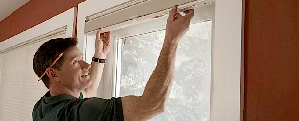 монтаж рулонной сетки