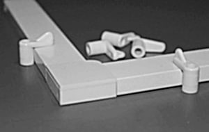 Крепления из пластика для москитных сеток