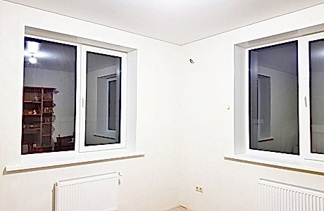 Установка откосов из сэндвич-панелей