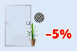 Скидка 5% на спецполотна