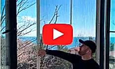 Сетки плиссе для раздвижного окна в Ялте